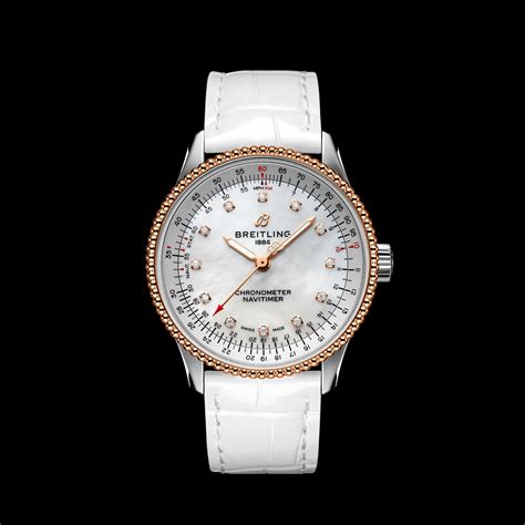 breitling navitimer mother of pearl|mother of pearl 35mm.